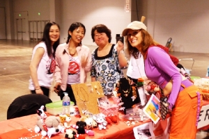 Akiyo, Asuka, Miho (with a friend of Asuka's)
