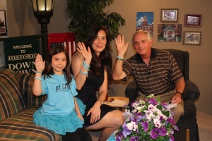 Miya, Emiko, and Mike McMurray on The City Show.