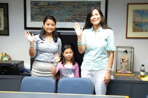 Nobu Iwata Dooley, Miya, and Emiko