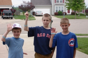 Jordan Cain, Cooper and Landen Rush