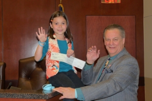 Miya with Springboro mayor, John Agenbroad