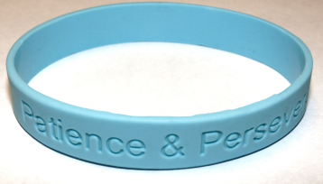Rear view of wristband