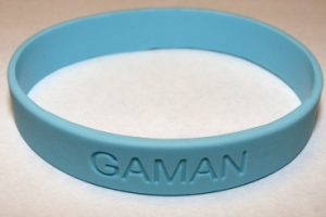 Front view of wristband.